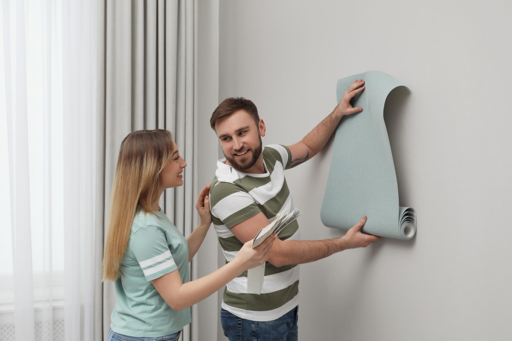 appliquer un papier peint intissé avec succès